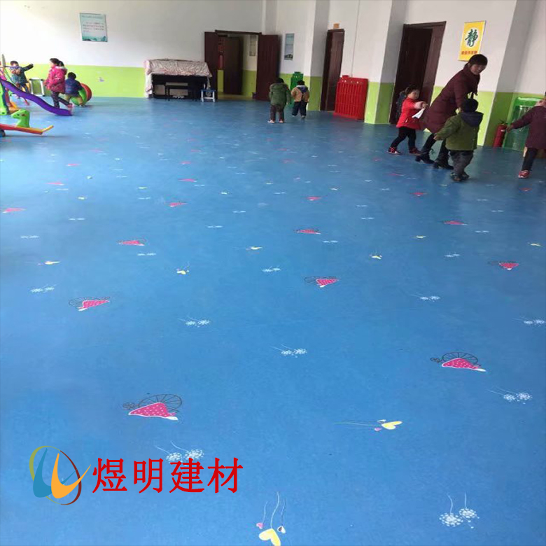 幼儿园卡通地板效果